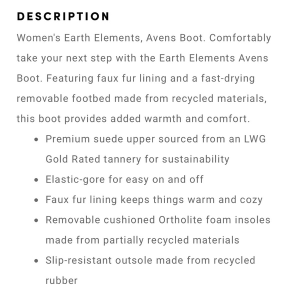 NIB Earth Elements Avens Slip On Chelsea Ankle Bootie Camel Suede 8M 39 - Picture 9 of 13